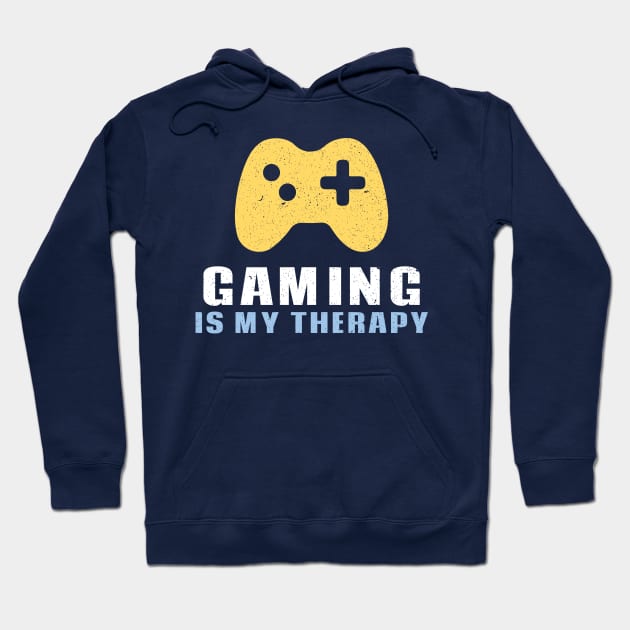 Gaming is My Therapy Hoodie by cacostadesign